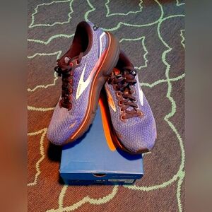 Women's Brooks Ghost 15 Running Sneaker Blue Peacoat Pink 10.5M, EUC! Orig Box!